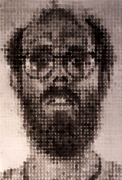 Self Portrait Limited Edition Print by Chuck Close