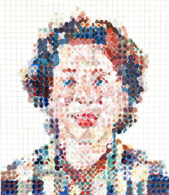 Leslie 1986 HS Limited Edition Print by Chuck Close