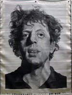 Phil (Silk Tapestry) 1991 Phil Glass 51x38 Huge Tapestry by Chuck Close - 0 Phil (Silk Tapestry) 1991 Phil Glass 51x38 Huge Tapestry by Chuck Close - 0