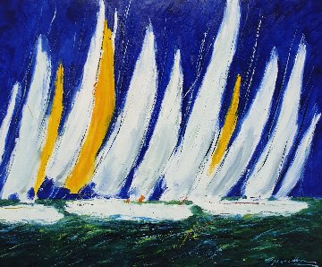 Regatta 2006 35x44 Original Painting - Christian Nesvadba Regatta 2006 35x44 Original Painting - Christian Nesvadba