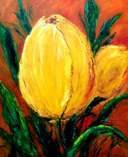 Tulip 2006 45x36 Original Painting - Christian Nesvadba Tulip 2006 45x36 Original Painting - Christian Nesvadba