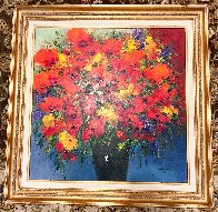 Untitled Floral 2005 45x45 - Huge Original Painting by Christian Nesvadba - 1 Untitled Floral 2005 45x45 - Huge Original Painting by Christian Nesvadba - 1