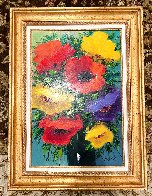 Untitled Floral 2003 48x36 - Huge Original Painting by Christian Nesvadba - 1