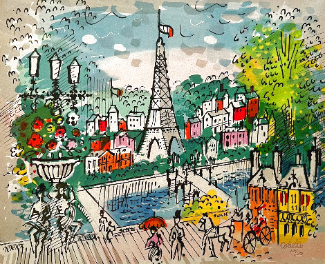 Paris in Summer - France Limited Edition Print - Charles Cobelle