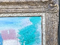 Paris Squares 1981 33x39 - France Original Painting by Charles Cobelle - 2 Paris Squares 1981 33x39 - France Original Painting by Charles Cobelle - 2
