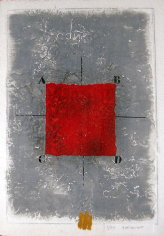 Les Positionments Rouge Limited Edition Print - James Coignard