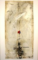 Untitled Collage on Paper 1972 31x15 Original Painting by James Coignard - 3 Untitled Collage on Paper 1972 31x15 Original Painting by James Coignard - 3