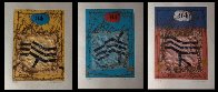 Carte De Voeux, Suite of 3 Etchings 1994 Limited Edition Print by James Coignard - 3 Carte De Voeux, Suite of 3 Etchings 1994 Limited Edition Print by James Coignard - 3