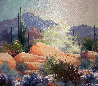 Sonoran Desert 1989 37x43 Original Painting by James Coleman - 0 Sonoran Desert 1989 37x43 Original Painting by James Coleman - 0