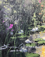 Low Lying Lilies 2009 28x34 Original Painting by James Coleman - 3 Low Lying Lilies 2009 28x34 Original Painting by James Coleman - 3