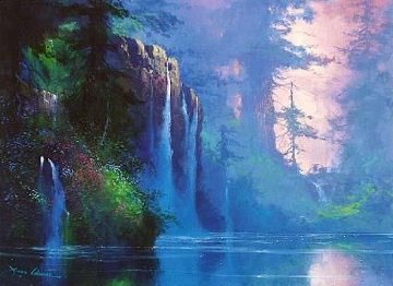 Mountain Waterfall 1995 Limited Edition Print - James Coleman Mountain Waterfall 1995 Limited Edition Print - James Coleman