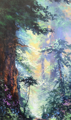In the Warmth of Spring 39x24 Original Painting - James Coleman