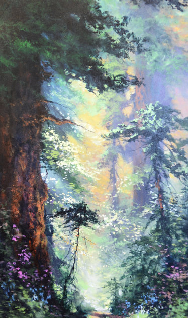 In the Warmth of Spring 39x24 Original Painting by James Coleman