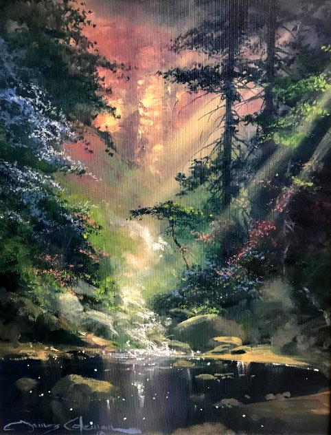 Ray of Light 21x18 Original Painting by James Coleman
