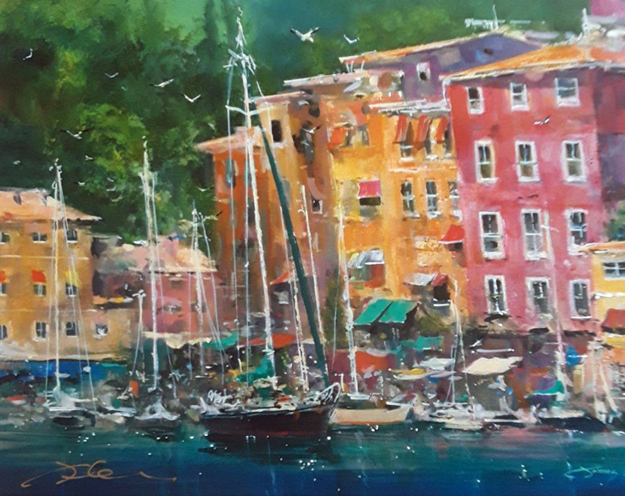 Portofino Bay 2009 Limited Edition Print by James Coleman