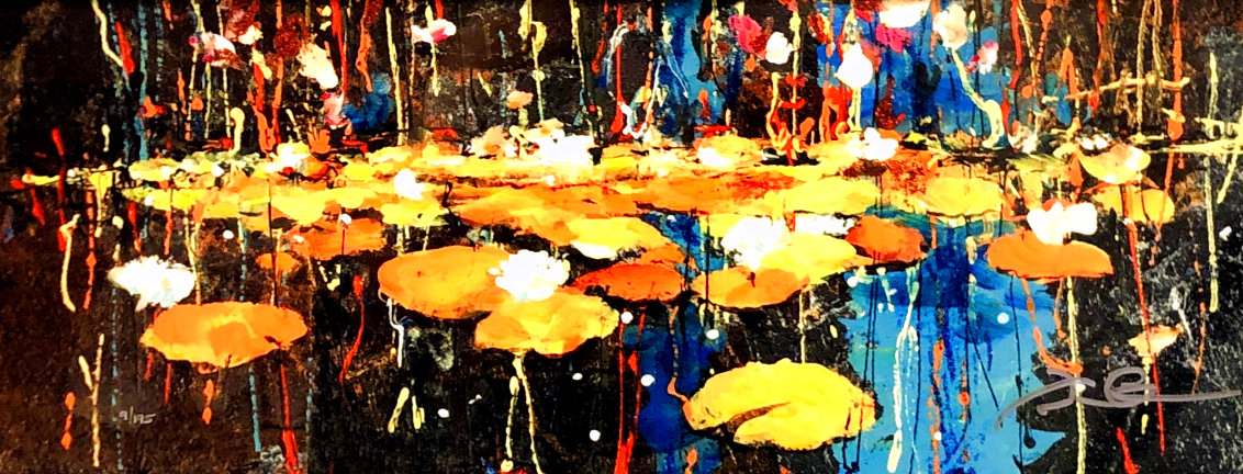 Lily Pond of Light 2018 Embellished Limited Edition Print by James Coleman