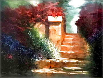 Garden Lights 1994 Limited Edition Print - James Coleman Garden Lights 1994 Limited Edition Print - James Coleman