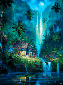 Reflective Paradise Embellished Limited Edition Print - James Coleman Reflective Paradise Embellished Limited Edition Print - James Coleman
