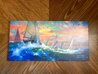 Sunset Regatta 2011 30x60 - Huge - Giclee on Canvas Limited Edition Print by James Coleman - 1