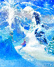 Untitled Frozen Landscape 2014 32x38 - FROZEN Original Painting by James Coleman - 0