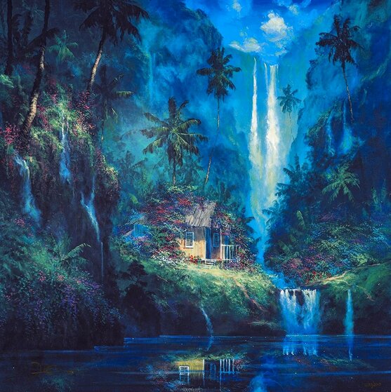 Warm Hawaiian Reflections 2019 Limited Edition Embellished