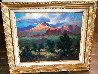 Red Rock Panorama 1989 29x35 - Las Vegas, Nevada Original Painting by James Coleman - 1
