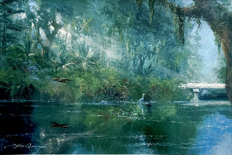 Low Country Lagoon 2002 30x40 - Huge - South Carolina Original Painting - James Coleman