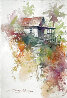 Steps to Paradise Watercolor 2003 34x27 - Signed Twice Watercolor by James Coleman - 0