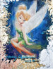 Tinkerbell Unique 2020 24x21 Mixed Media on Canvas - Signed Twice - Disney Original Painting by James Coleman - 0