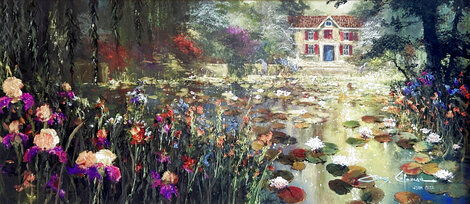 Fragrance in Full Bloom 2012 - Framed Embellished Giclee on Canvas - Huge Limited Edition Print - James Coleman