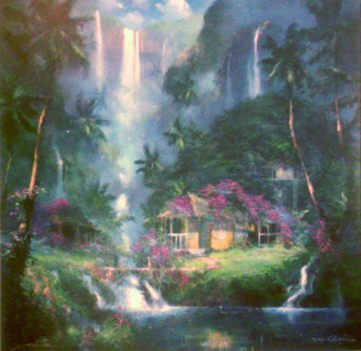 Aloha Spirit 2003 Embellished Limited Edition Print by James Coleman Aloha Spirit 2003 Embellished Limited Edition Print by James Coleman