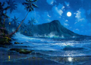 Moon Over Diamond Head 1997 Limited Edition Print - James Coleman Moon Over Diamond Head 1997 Limited Edition Print - James Coleman