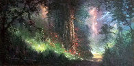 Nature's Garden 1998 23x38 Original Painting by James Coleman - 0 Nature's Garden 1998 23x38 Original Painting by James Coleman - 0