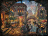 Venice Twilight, Italy 2007 47x59 Original Painting by James Coleman - 1