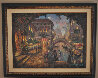 Venice Twilight, Italy 2007 47x59 Original Painting by James Coleman - 2