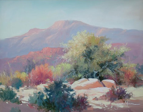 Sun and Sand 1989 28x35 - California Original Painting - James Coleman