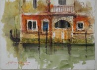 Venice, Italy Reflection Watercolor 2012 Watercolor by James Coleman - 1 Venice, Italy Reflection Watercolor 2012 Watercolor by James Coleman - 1