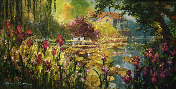 Blossom of Spring 24x48 Original Painting - James Coleman Blossom of Spring 24x48 Original Painting - James Coleman