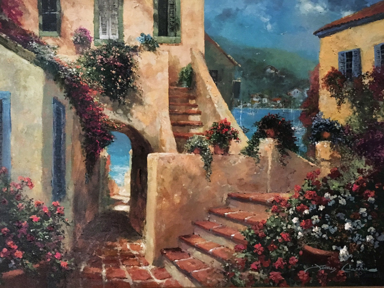 Steps By the Sea 2004 28x38 Super Huge Limited Edition Print by James Coleman Steps By the Sea 2004 28x38 Super Huge Limited Edition Print by James Coleman
