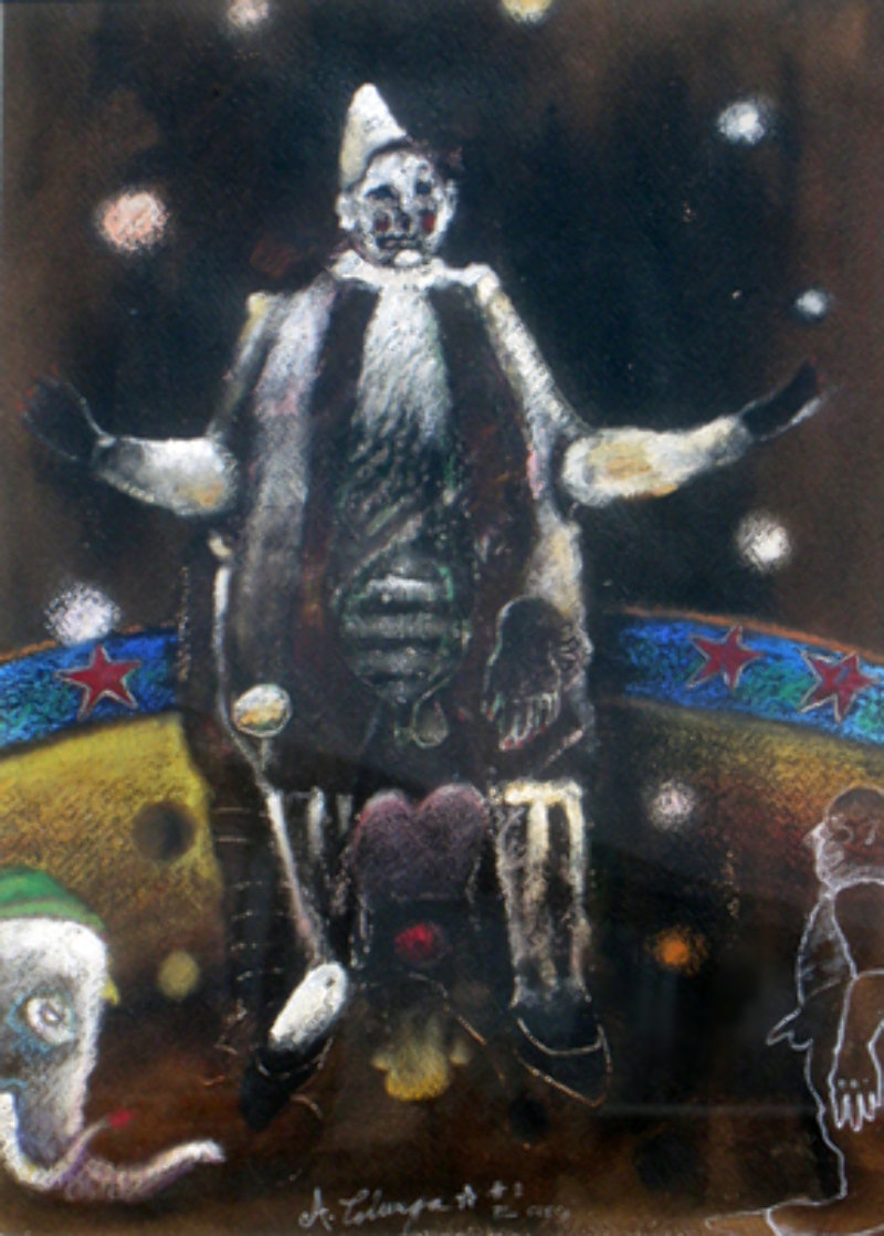 El Circo #2 18x14 Original Painting by Alejandro Colunga El Circo #2 18x14 Original Painting by Alejandro Colunga