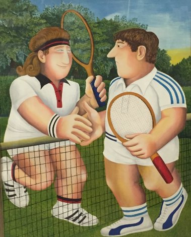 Tennis 1998 Limited Edition Print - Beryl Cook