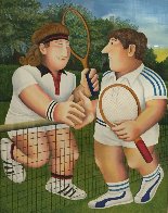 Tennis 1998 Limited Edition Print by Beryl Cook - 1