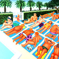 Tenerife Days Limited Edition Print by Beryl Cook - 0 Tenerife Days Limited Edition Print by Beryl Cook - 0