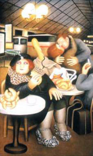 Gare Du Nord -France Limited Edition Print - Beryl Cook Gare Du Nord -France Limited Edition Print - Beryl Cook