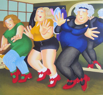 Dancing Class 2000 Limited Edition Print - Beryl Cook