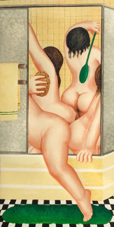 Bathroom 1987 Limited Edition Print - Beryl Cook