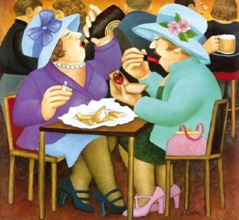 Ladies Who Lunch 2005 Limited Edition Print - Beryl Cook