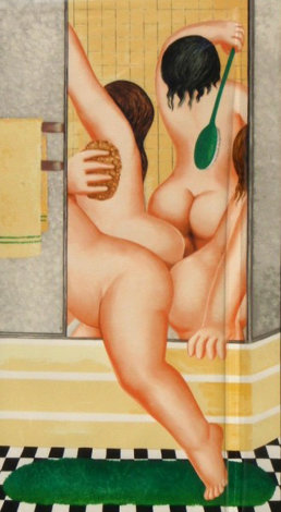 Bathroom 1987 Limited Edition Print - Beryl Cook
