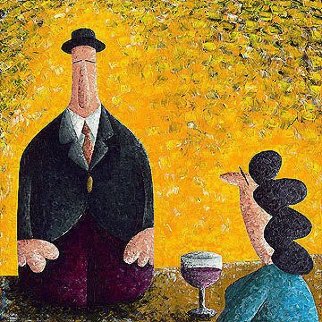 I’d Like to Propose a Toast 2009 30x30 Original Painting - Coplu I’d Like to Propose a Toast 2009 30x30 Original Painting - Coplu
