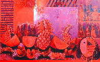 Bodegon With Fruit 2000 62x59 Super Huge Original Painting by Vladimir Cora - 0 Bodegon With Fruit 2000 62x59 Super Huge Original Painting by Vladimir Cora - 0